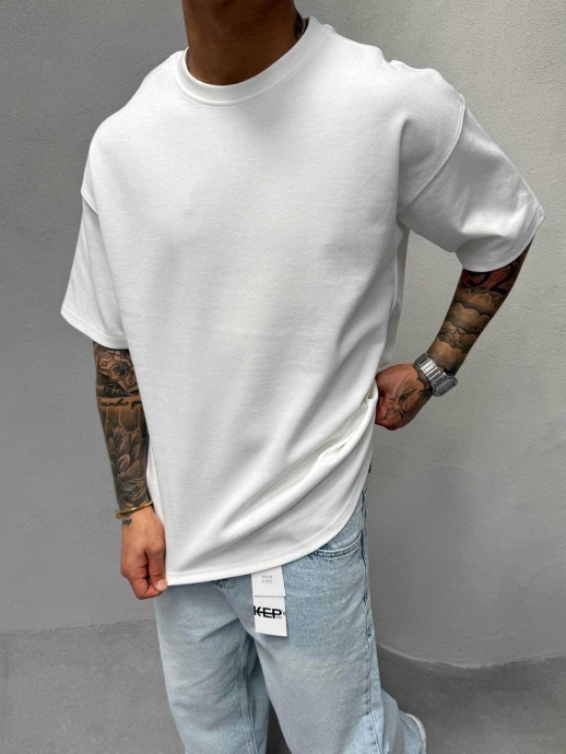 Oversized T-Shirt Λευκό